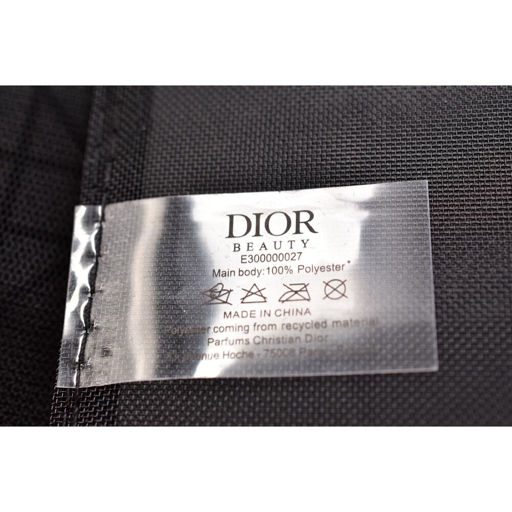 Christian Dior Beach Tote Bag Black Velvet Mesh Limited Beauty Parfums Gift GWP - Picture 8 of 10
